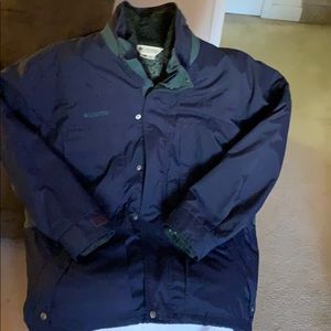 Columbia double fleece rain water resistant coat.